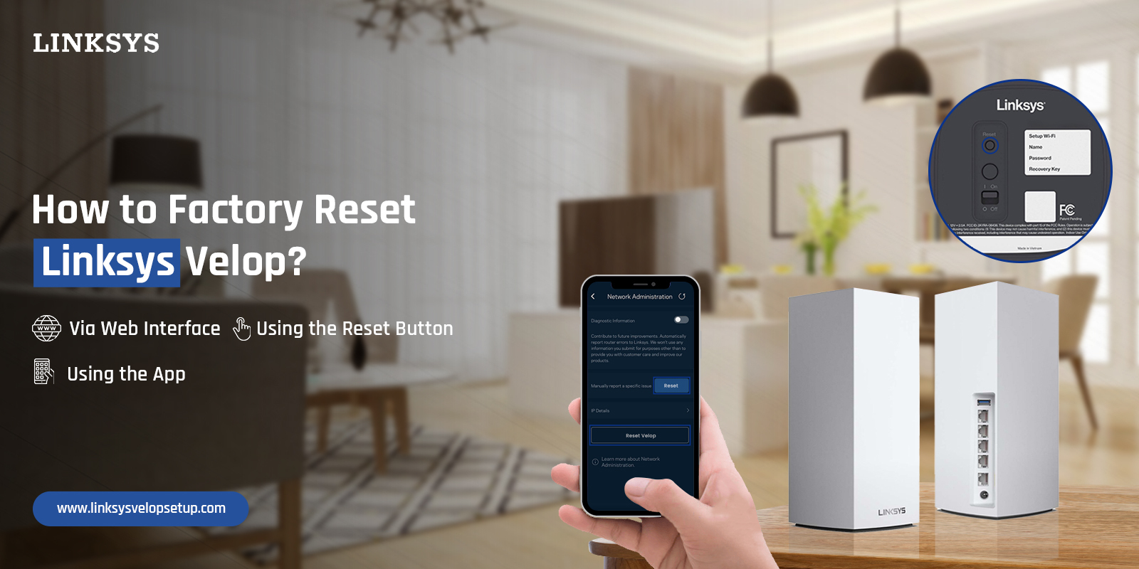 Factory Reset Linksys Velop